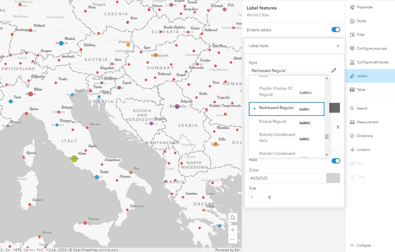 Mapping viewer